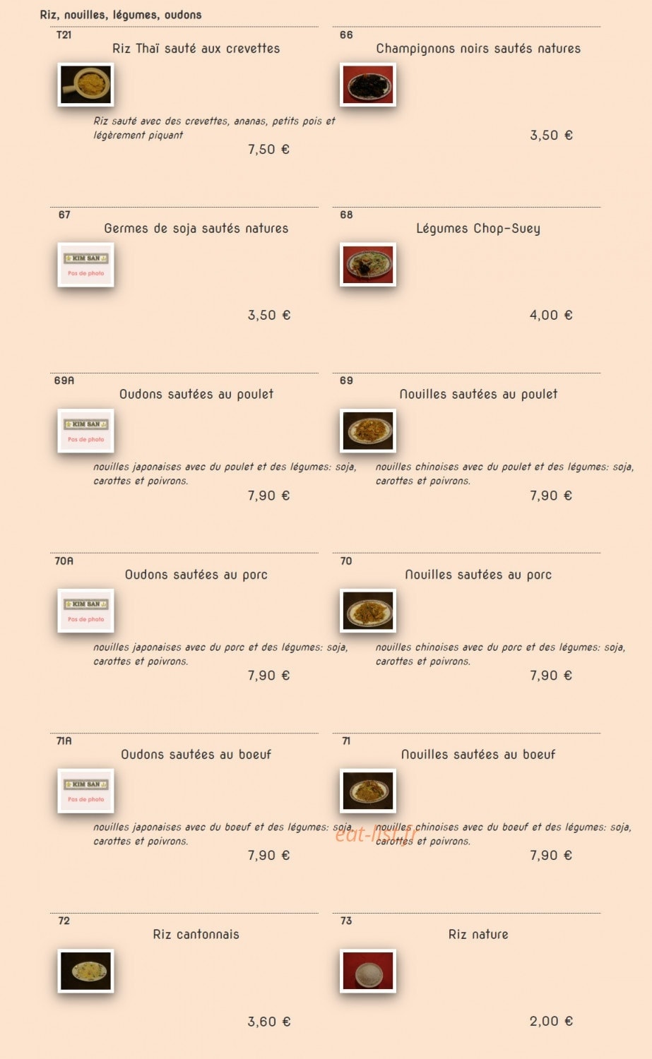 Kim San — carte page 8