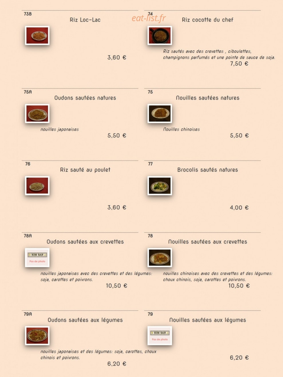 Kim San — carte page 9