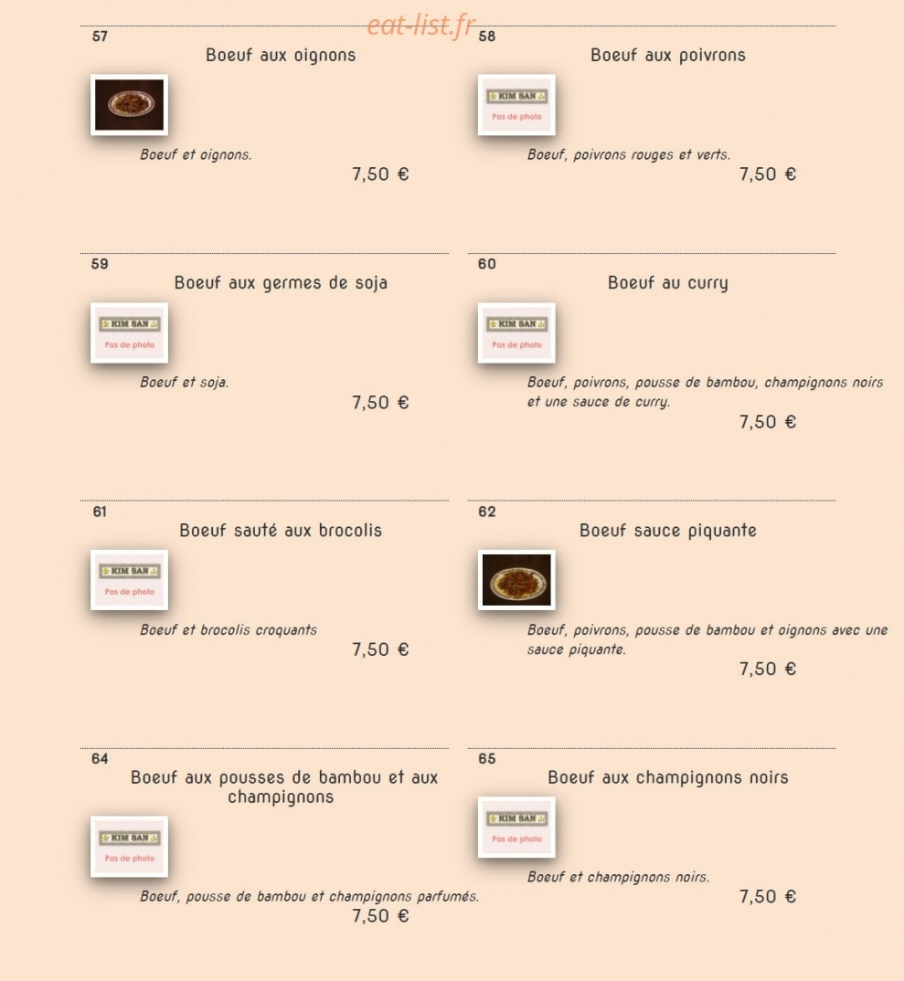 Kim San — carte page 7