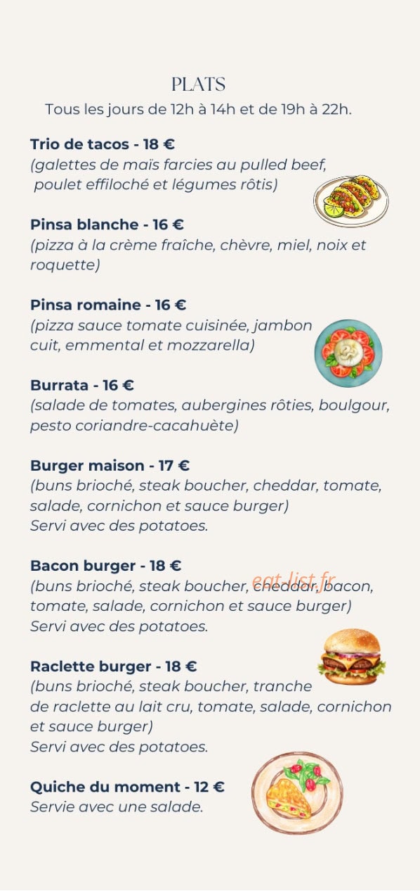L'Avant Poste — carte page 2