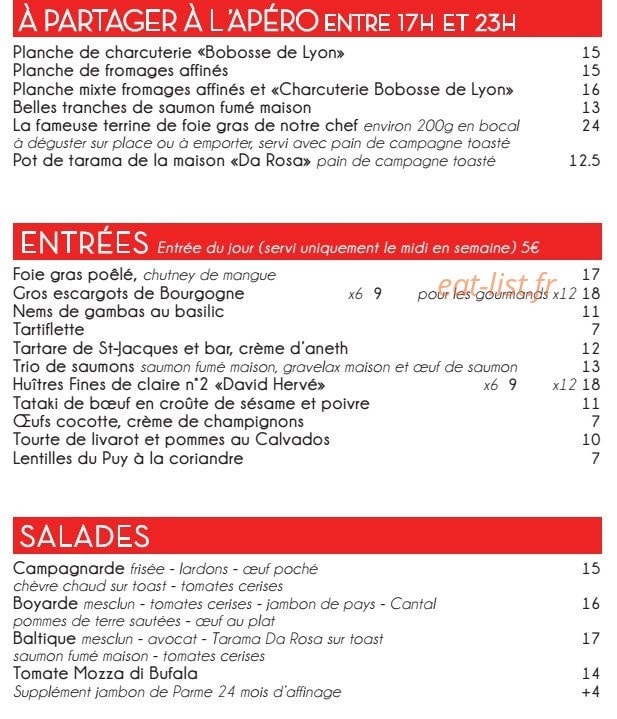 La Maison — carte page 5