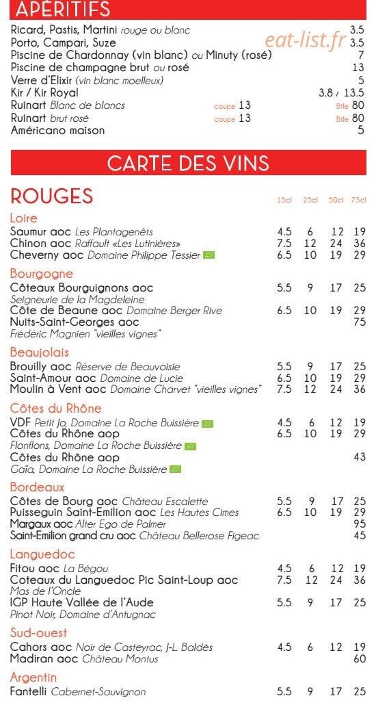 La Maison — carte page 2