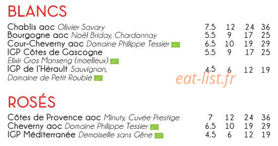La Maison — carte page 3