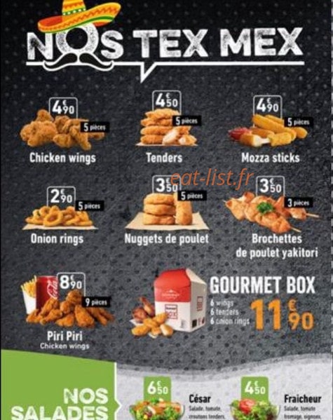 O'Gourmet — carte page 4
