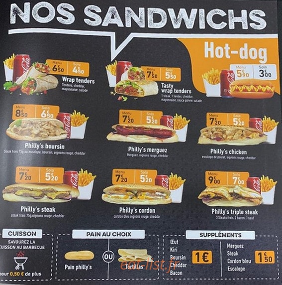 O'Gourmet — carte page 2