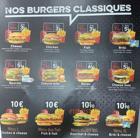 O'Gourmet — carte page 3