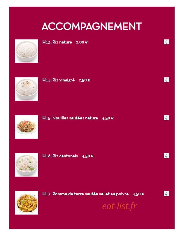 Sakura Sushi — carte page 1