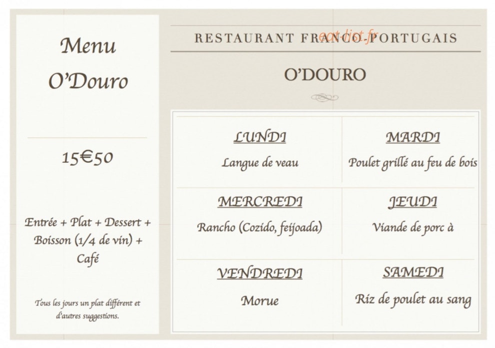 O Douro — carte page 1