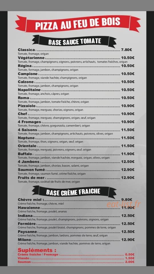 Aux Deux Saveurs — carte page 2