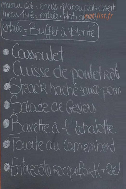Café du Marché — carte page 2