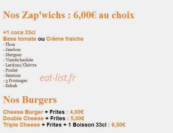 Pizza du plateau — carte page 7