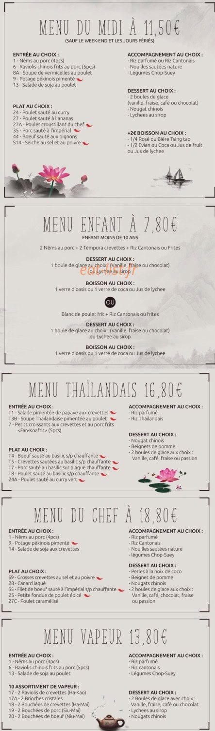 Royal Plaisance — carte page 1