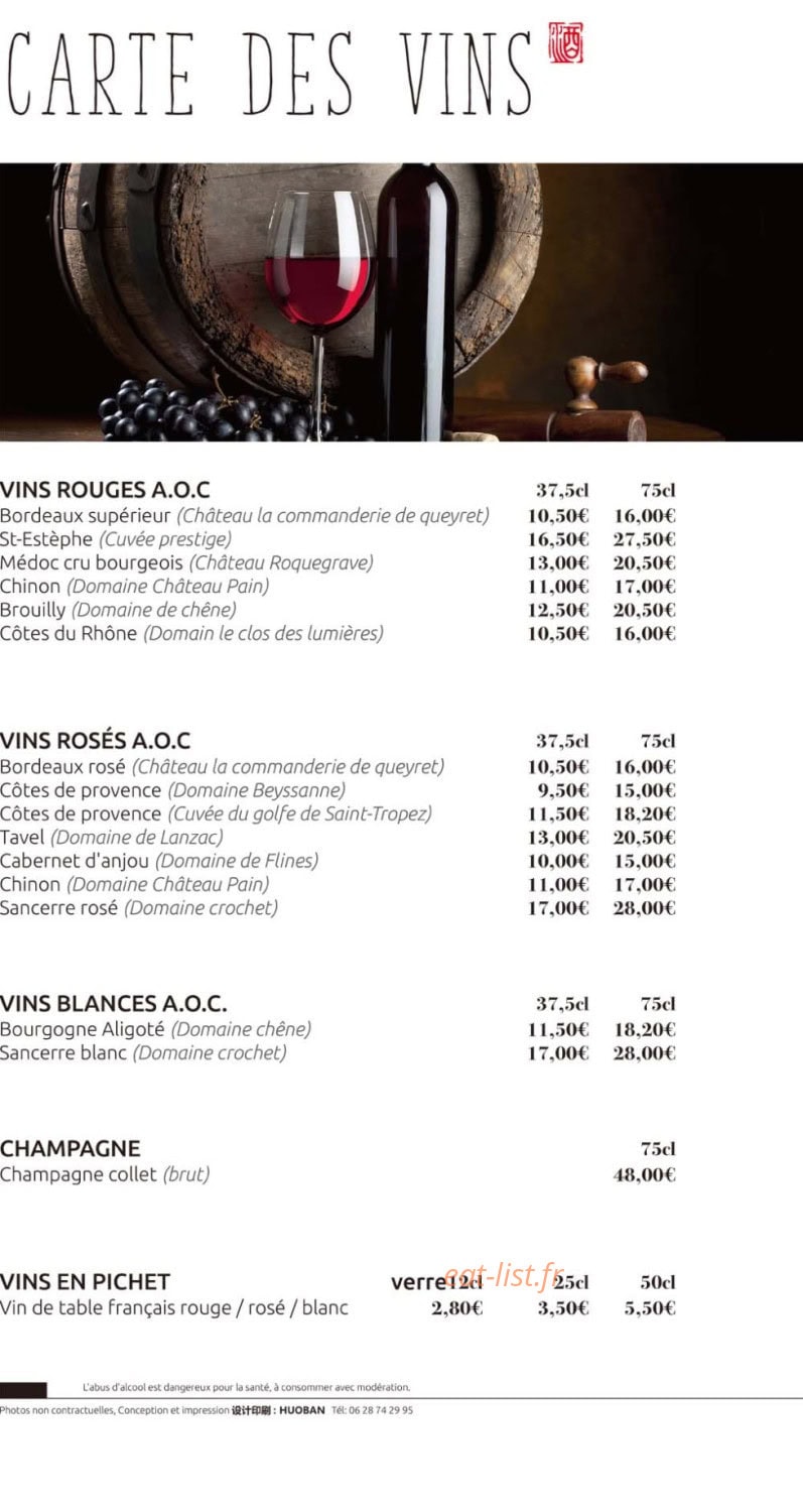 Royal Plaisance — carte page 12