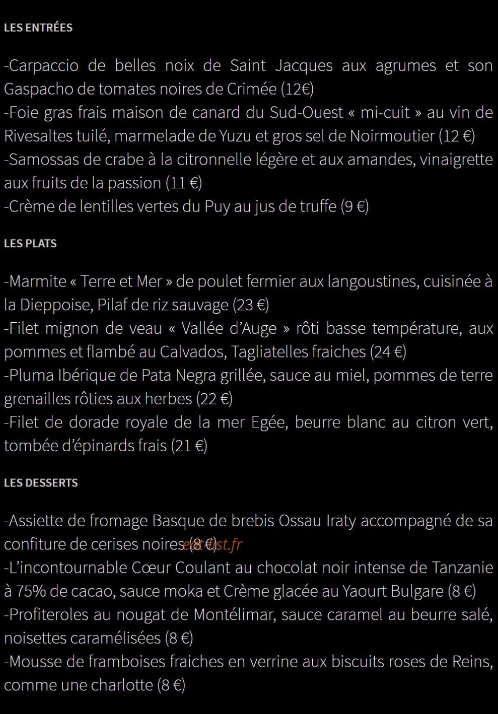 Sixième Sens — carte page 1