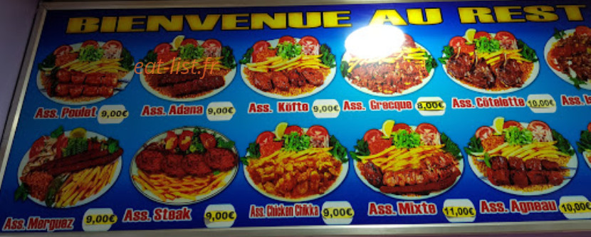 Pinar Kebab — carte page 3