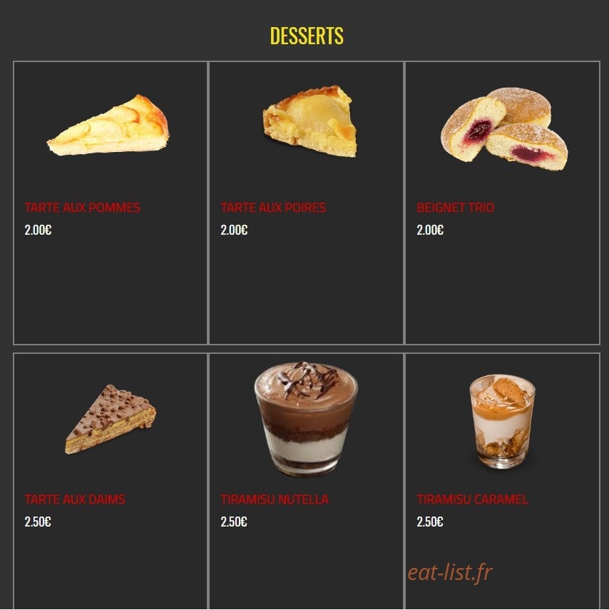 Allo Pizza — carte page 10