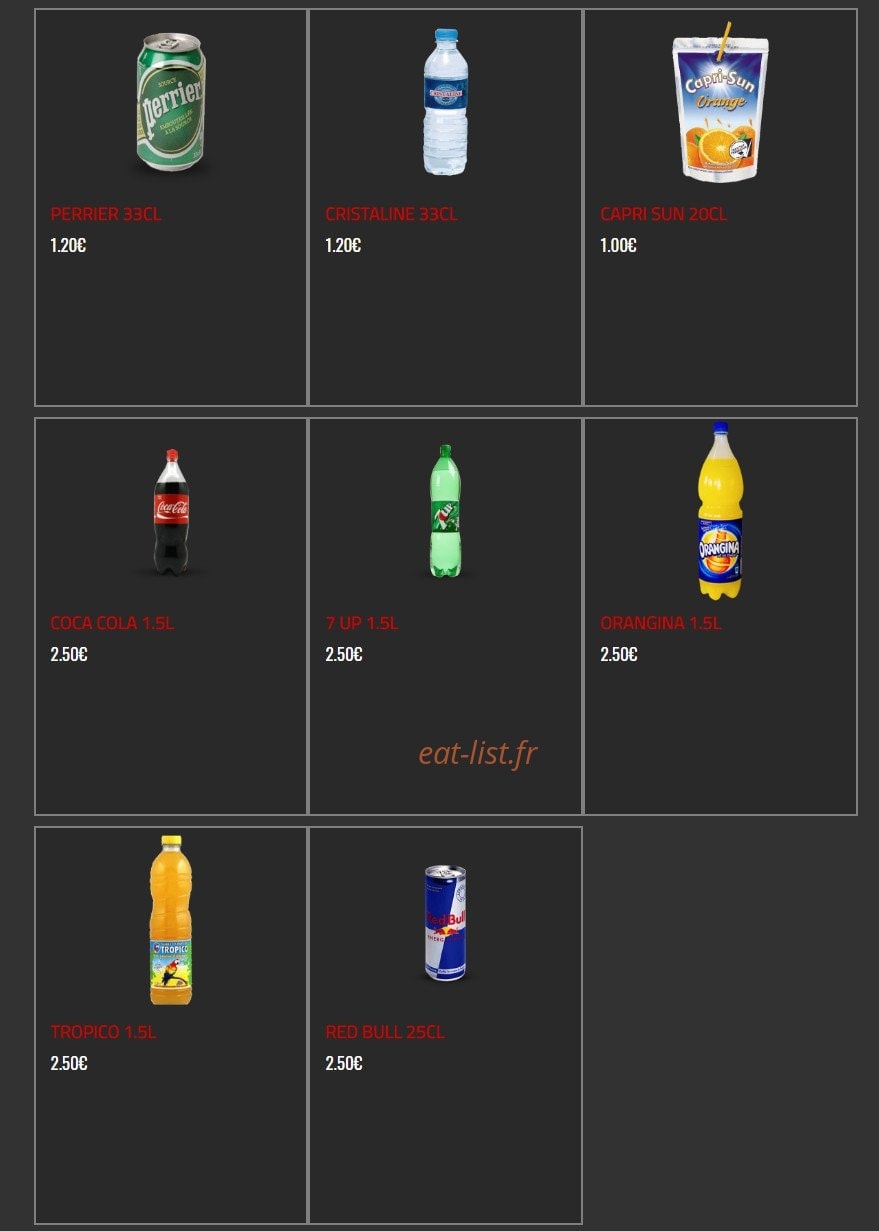 Allo Pizza — carte page 14