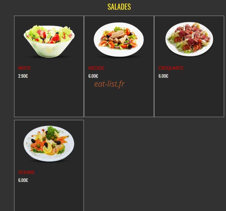 Allo Pizza — carte page 9