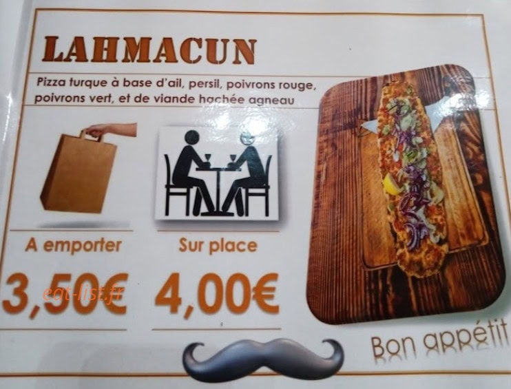 Chez Moustache — carte page 3