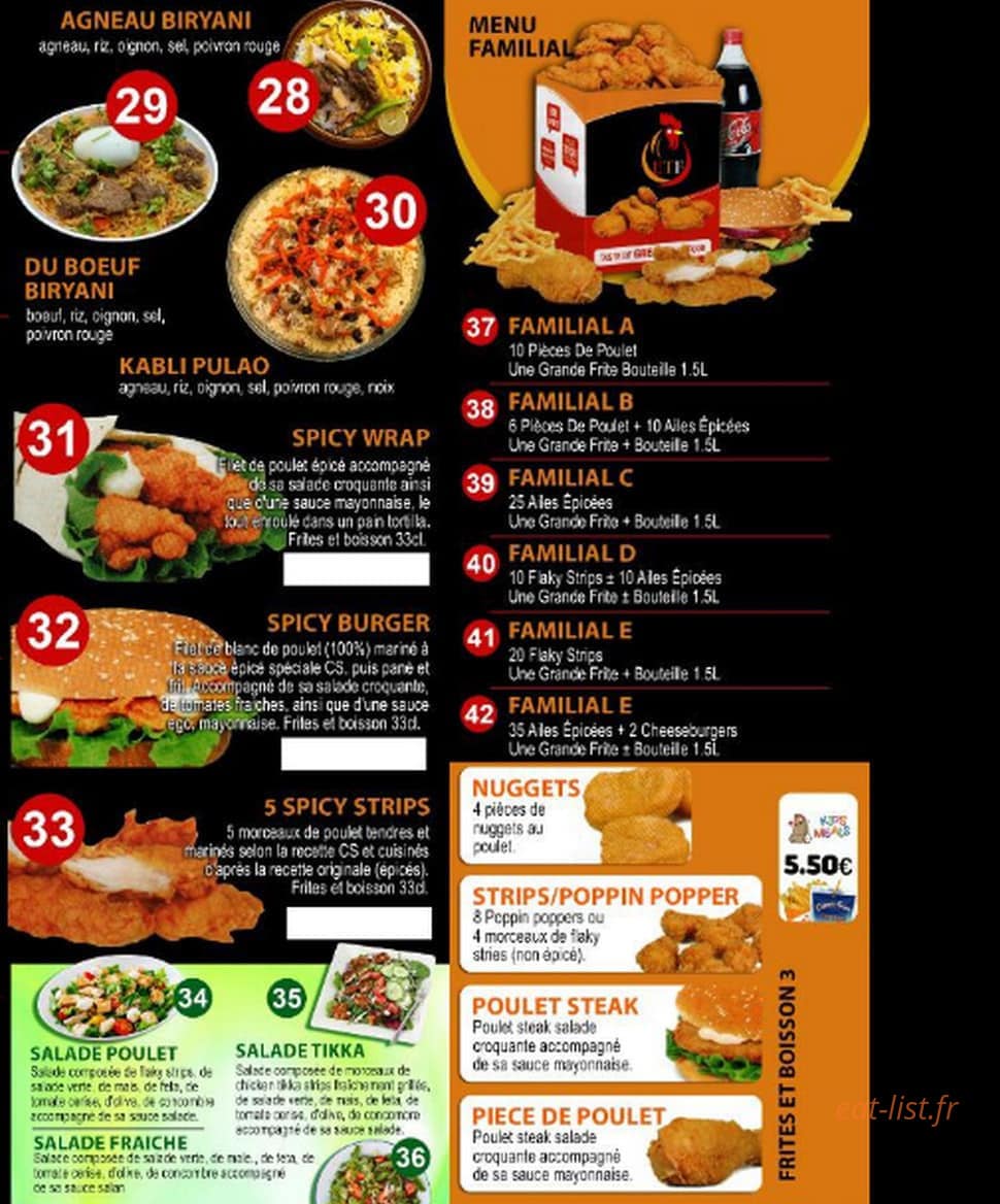 enjoy tasty food — carte page 2