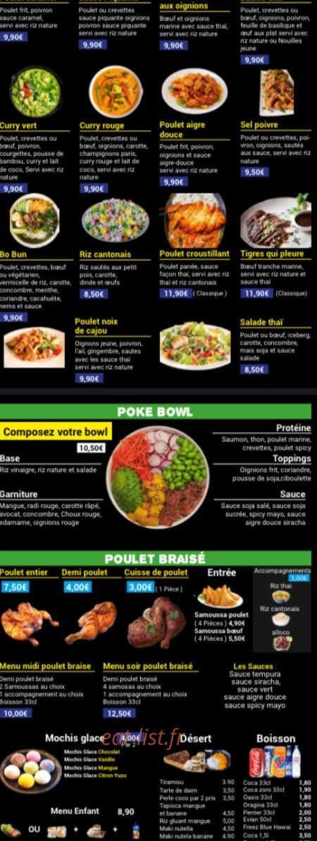 le chili thai — carte page 4