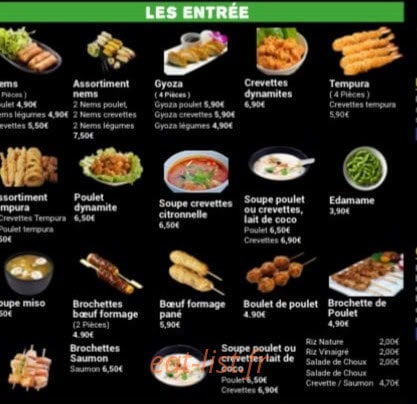 le chili thai — carte page 2