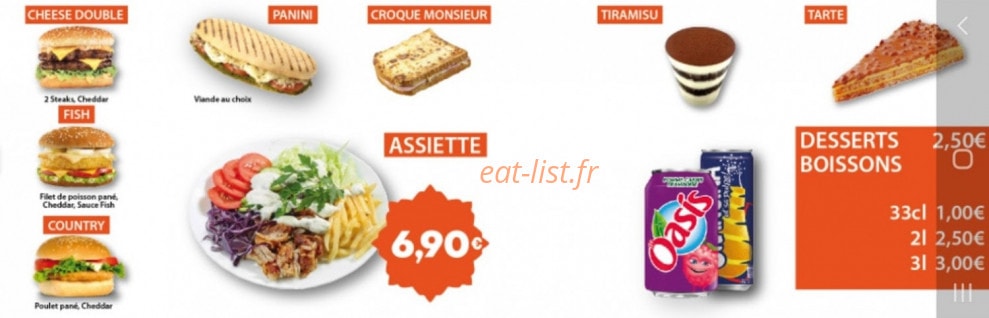 Lyna Food — carte page 2