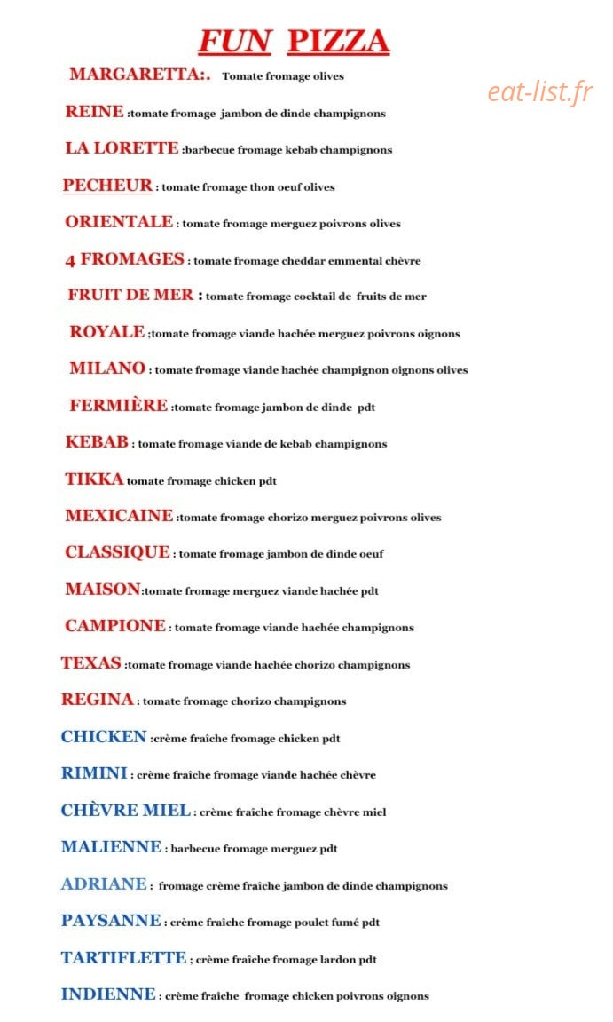Clichy chicken — carte page 1