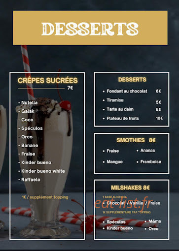 Le california — carte page 6