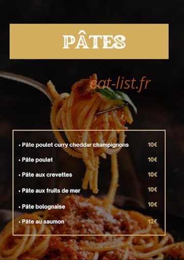 Le california — carte page 4