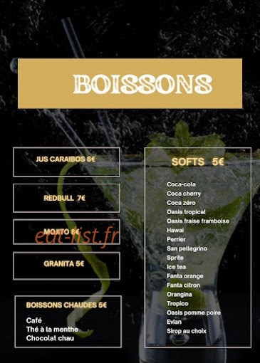 Le california — carte page 7