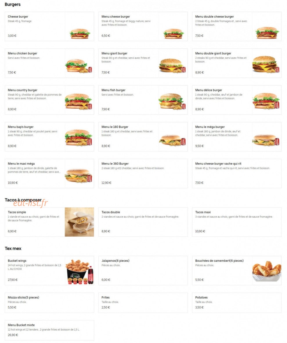 Le Must — carte page 3
