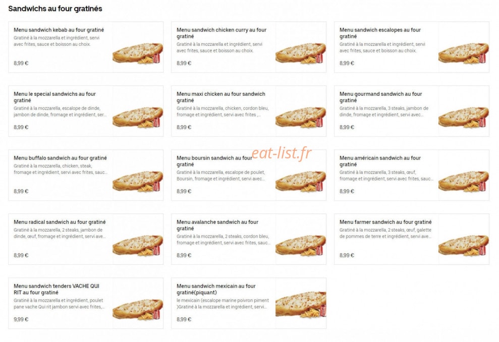 Le Must — carte page 2