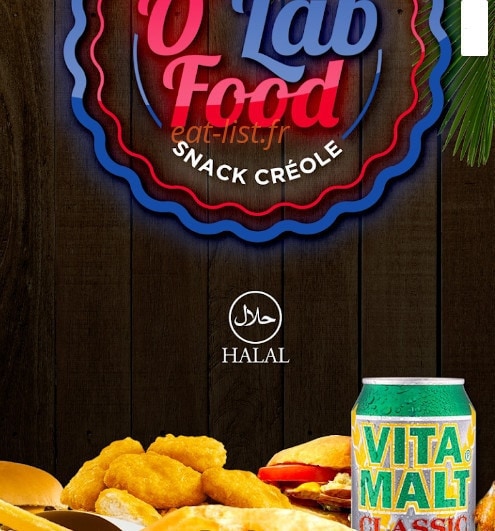 O’Lab Food — carte page 1