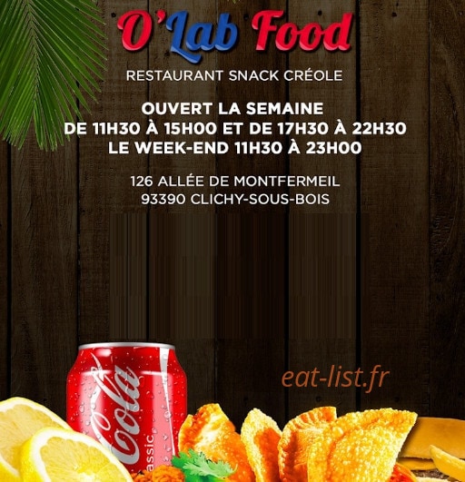 O’Lab Food — carte page 3