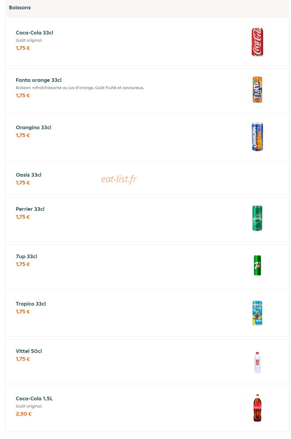 Tandoori Grill — carte page 8