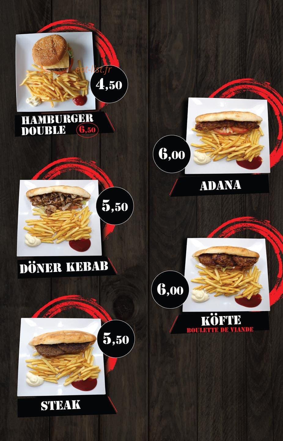 Urfa kebab — carte page 7
