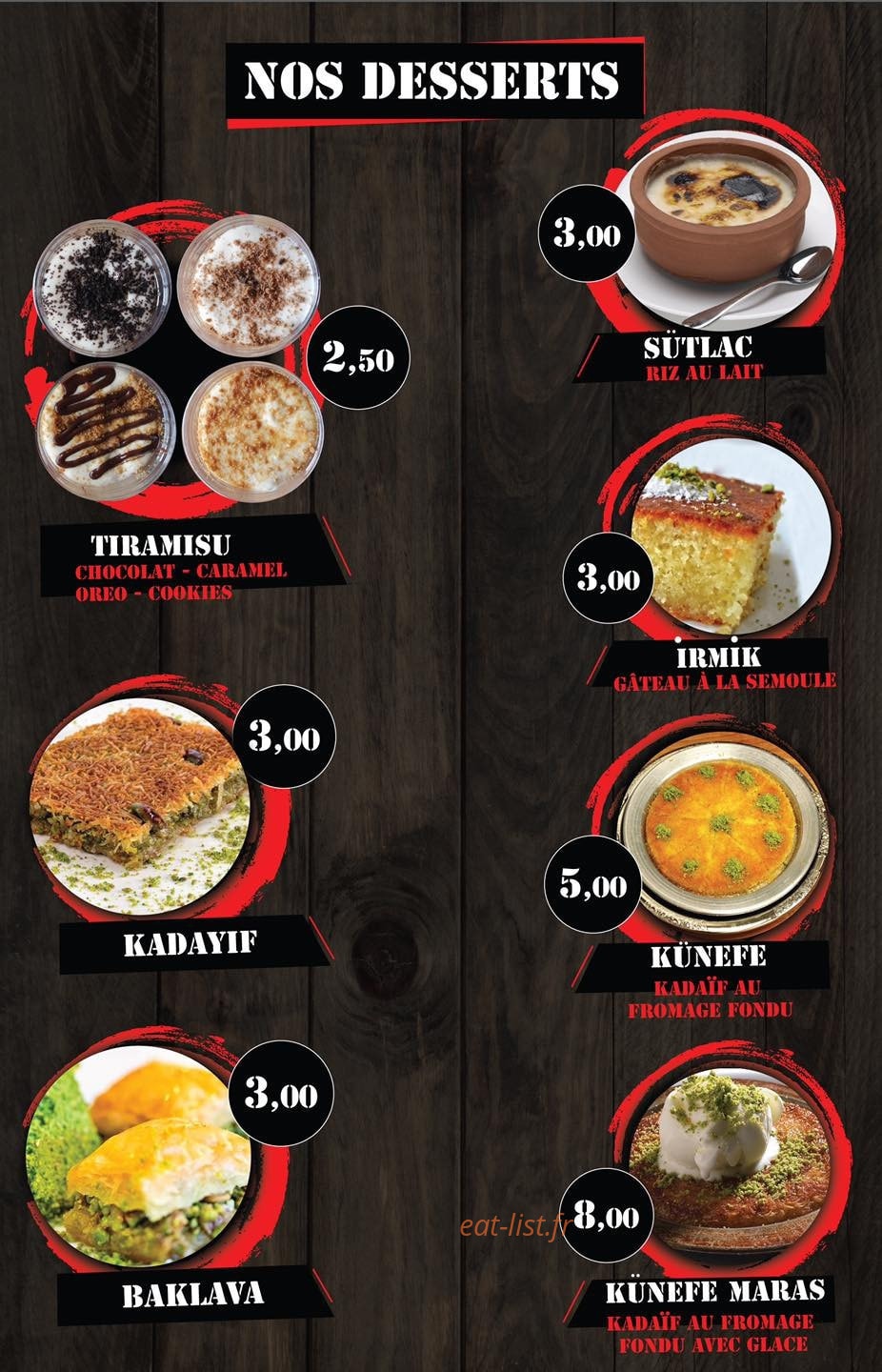 Urfa kebab — carte page 5