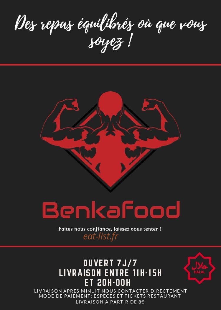 Benkafood — carte page 1