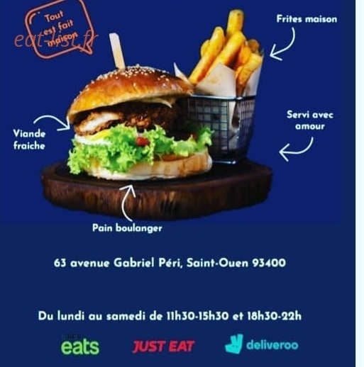 Chez Miam — carte page 1