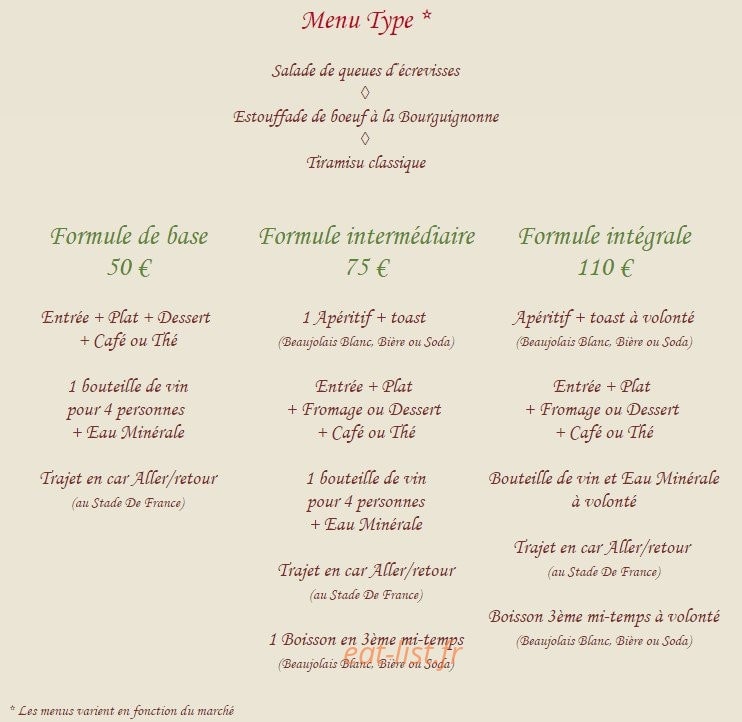 Chez Serge — carte page 3