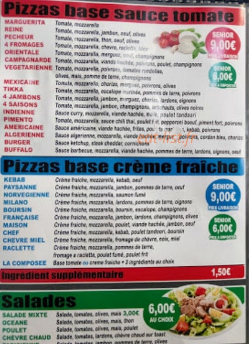 Crêpes & food — carte page 2