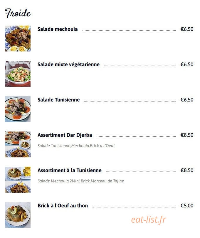 Dar Djerba — carte page 2