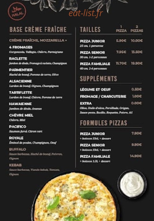 Fino Pizza — carte page 3