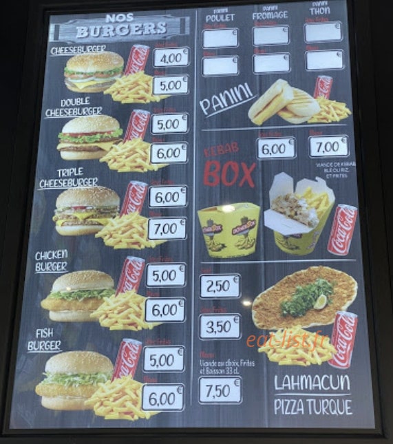 Istanbul Grill — carte page 3