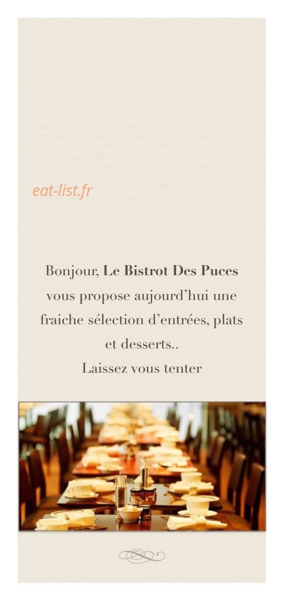Le Bistrot Des Puces — carte page 5