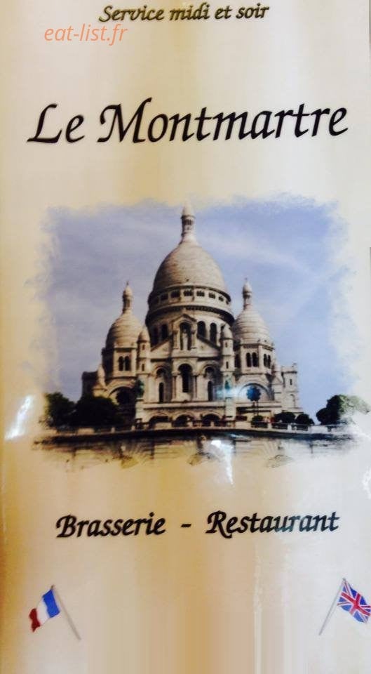 Le Montmartre — carte page 1