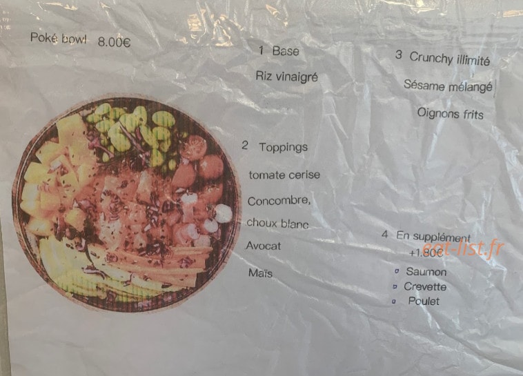 Miam-Miam d'Asie — carte page 1
