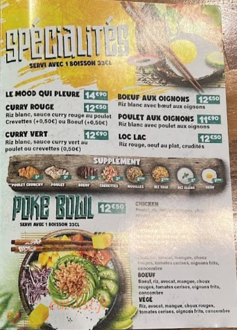 Mood Thai — carte page 2
