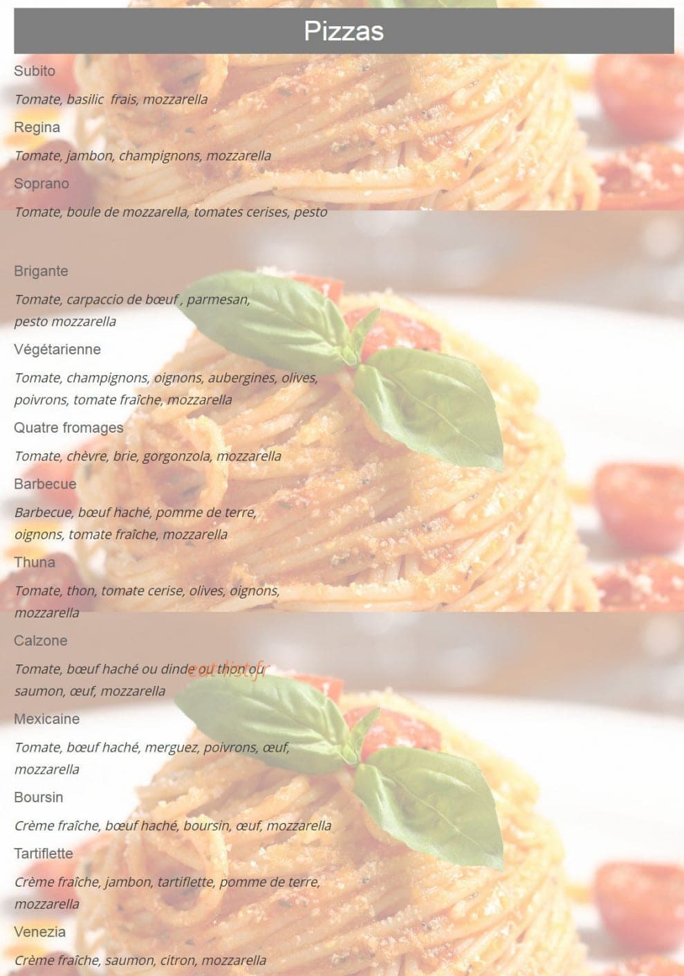 O'Papa — carte page 4